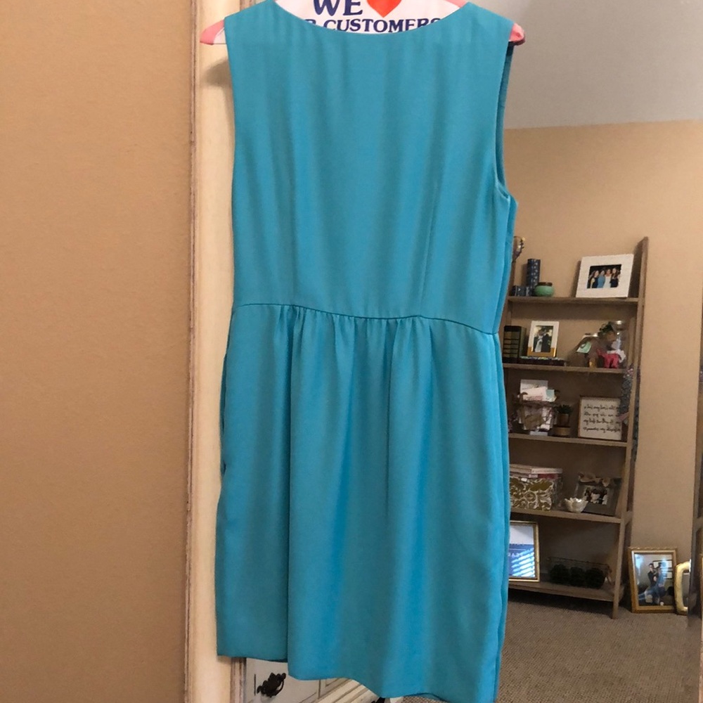 J crew sky blue dress